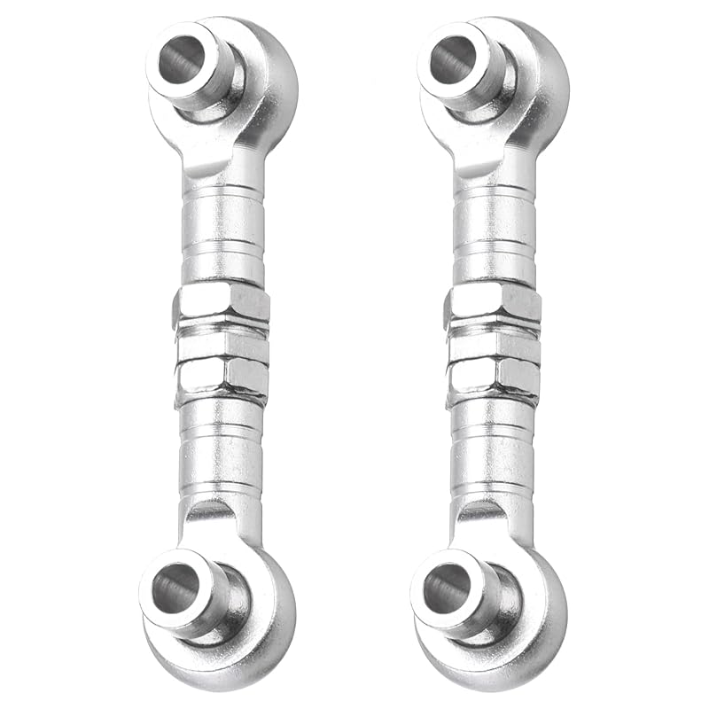 uxcell HSP 1/10 94123 Set of 2 Steering Servo Turnbuckle Rod RC Aluminum Alloy Linkage for On-Road RC Car (White)
uxcell HSP 1/10 94123 Set of 2 Steering Servo Turnbuckle Rod RC Aluminum Alloy Linkage for On-Road RC Car (White)