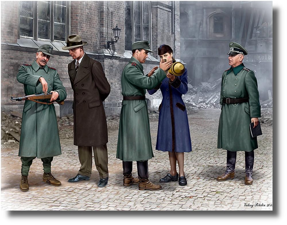 Master Box German National Storm Force 4 bodies 1 woman plastic model MB35172 1/35 + 1944-45
Master Box German National Storm Force 4 bodies 1 woman plastic model MB35172 1/35 + 1944-45