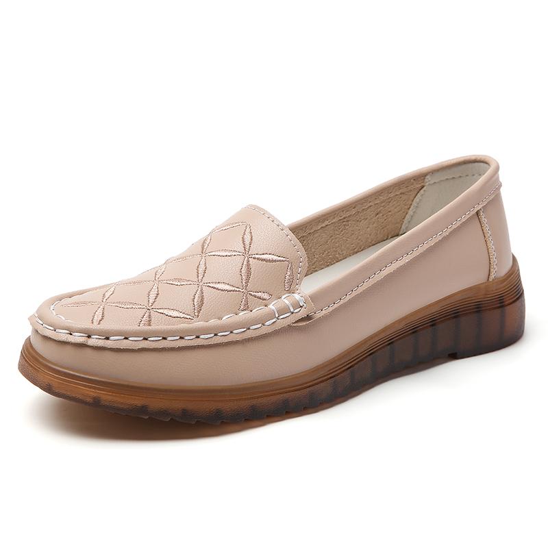 Women’s Moccasins Loafers Leather Driving Flats Casual Slip On Soft Nurse Shoes Black Walking Shoes for Mother EU:35 бежевый
Women’s Moccasins Loafers Leather Driving Flats Casual Slip On Soft Nurse Shoes Black Walking Shoes for Mother EU:35 бежевый