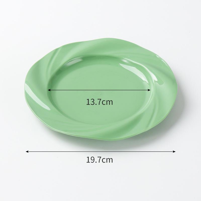 Ins Cream Style Breakfast Plate: High-Quality Round Vegetable & Dinner Plate, Imitation Porcelain, Perfect for Home and Restaurant Use авокадо/зелёный
Ins Cream Style Breakfast Plate: High-Quality Round Vegetable & Dinner Plate, Imitation Porcelain, Perfect for Home and Restaurant Use авокадо/зелёный