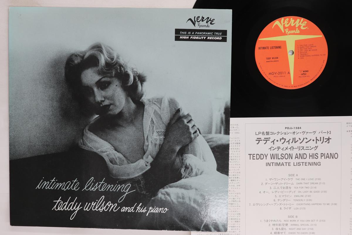 LP Record TEDDY WILSON Intimate Listening POJJ1584 VERVE 1994 Japan Jazz Used
LP Record TEDDY WILSON Intimate Listening POJJ1584 VERVE 1994 Japan Jazz Used