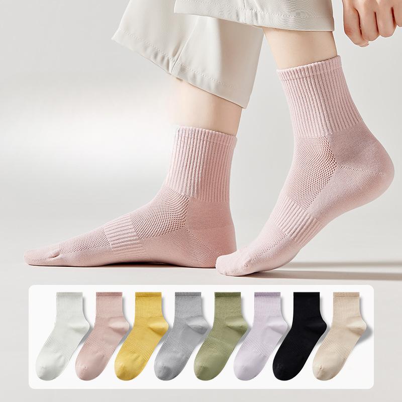 5 Pairs of Women s Spring and Summer Thin Cotton Pure Color Sweat Absorbent Tube Socks 5 Pairs
5 Pairs of Women s Spring and Summer Thin Cotton Pure Color Sweat Absorbent Tube Socks 5 Pairs