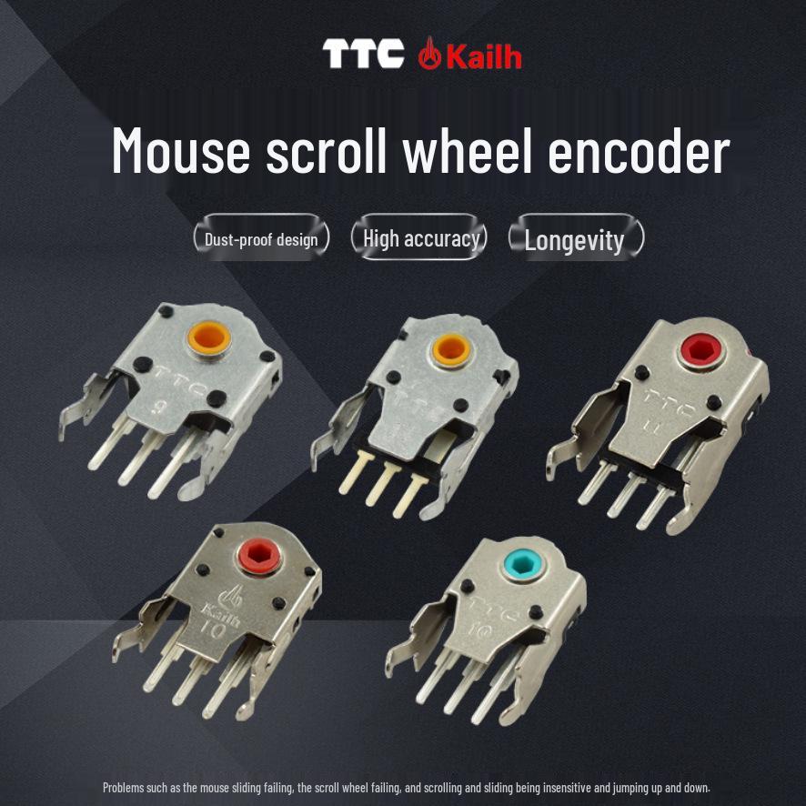 TTC Mouse Scroll Wheel, Gold & Green Wheel, Red Core 10-12MM, Silver Core 14MM, 9MM-11MM Kailh. TTC Red Core 8MM
TTC Mouse Scroll Wheel, Gold & Green Wheel, Red Core 10-12MM, Silver Core 14MM, 9MM-11MM Kailh. TTC Red Core 8MM