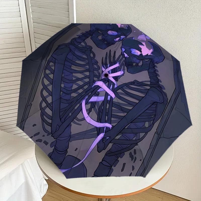 1pc Skeletal Embrace: Bone-Twined Love Umbrella with Plastic Handle,Suitable for All Seasons Home Travel Outdoor UmbrellaDD816
1pc Skeletal Embrace: Bone-Twined Love Umbrella with Plastic Handle,Suitable for All Seasons Home Travel Outdoor UmbrellaDD816
