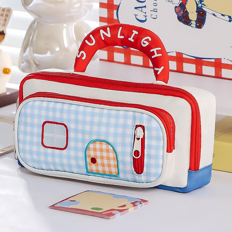 Large Capacity Pencil Case House Design High Appearance Pen Bag 3 Layers Portable Pencil Pouch School Supplies For Student Home червоний
Large Capacity Pencil Case House Design High Appearance Pen Bag 3 Layers Portable Pencil Pouch School Supplies For Student Home червоний