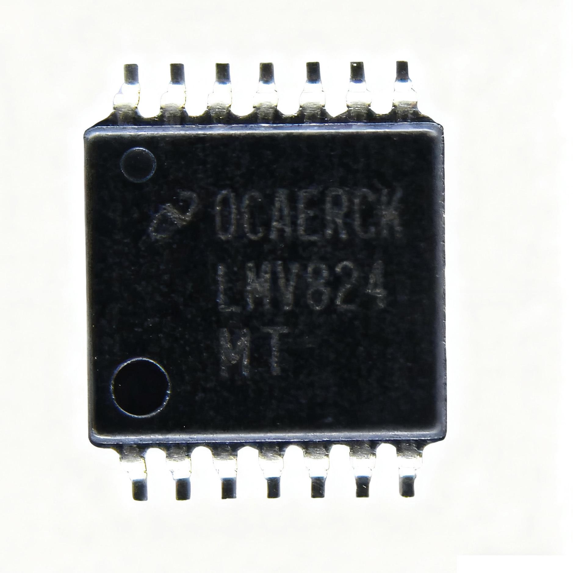 LMV824MTX/NOPB TSSOP14 Silkscreen LMV824MT Op-Amp Chip, Brand New Original
LMV824MTX/NOPB TSSOP14 Silkscreen LMV824MT Op-Amp Chip, Brand New Original
