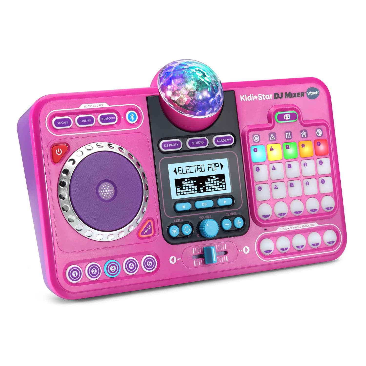 VTech Kidi Star DJ розовый микшер, 
VTech Kidi Star DJ розовый микшер,