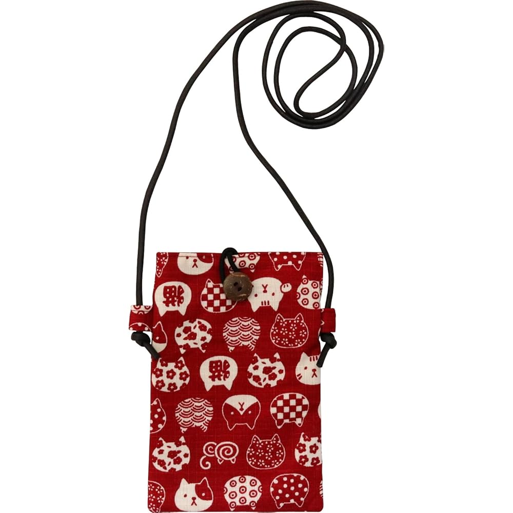 Kyosuke Cat Smartphone Pouch Lightweight Crossbody Bag 17x11.5cm Red
Kyosuke Cat Smartphone Pouch Lightweight Crossbody Bag 17x11.5cm Red