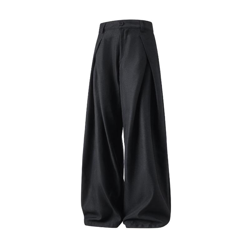 Pleated Design Casual Men s Solid Color Autumn Casual Pants S чёрный
Pleated Design Casual Men s Solid Color Autumn Casual Pants S чёрный