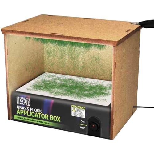 Green Stuff World Glass Flock Applicator Box, Box-Type Electrostatic Raiser, Model Tool, GSWD-2798
Green Stuff World Glass Flock Applicator Box, Box-Type Electrostatic Raiser, Model Tool, GSWD-2798