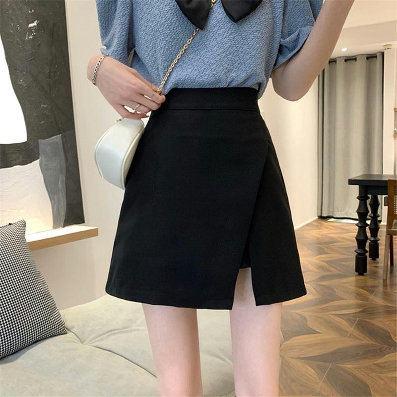 2024 Summer Versatile High-Waisted A-Line Mini Skirt with Side Slit - Plus Size 4XL 
2024 Summer Versatile High-Waisted A-Line Mini Skirt with Side Slit - Plus Size 4XL