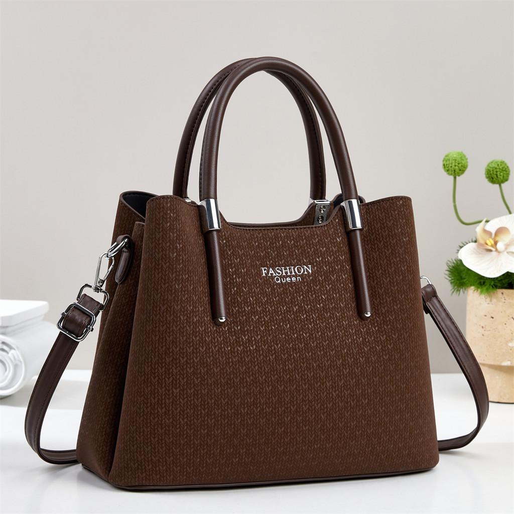 Pu Leather Large Shoulder Bag With Multiple Pockets For Office And Daily Use Brown
Pu Leather Large Shoulder Bag With Multiple Pockets For Office And Daily Use Brown