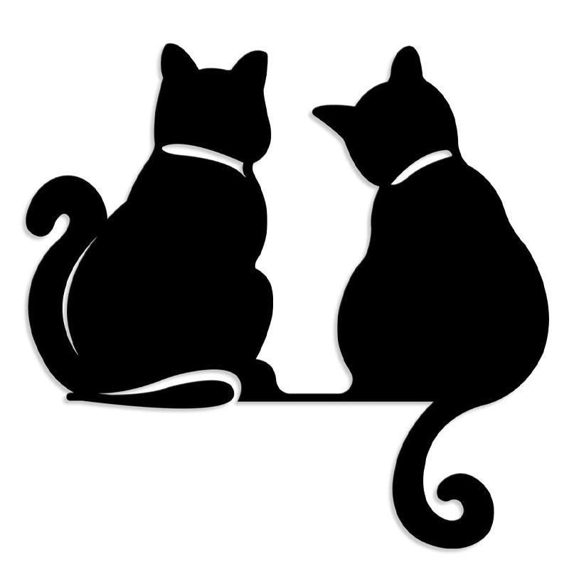 Creative Iron Art Metal Cat Wall Hanging Decoration Custom size/color upon request чёрный
Creative Iron Art Metal Cat Wall Hanging Decoration Custom size/color upon request чёрный