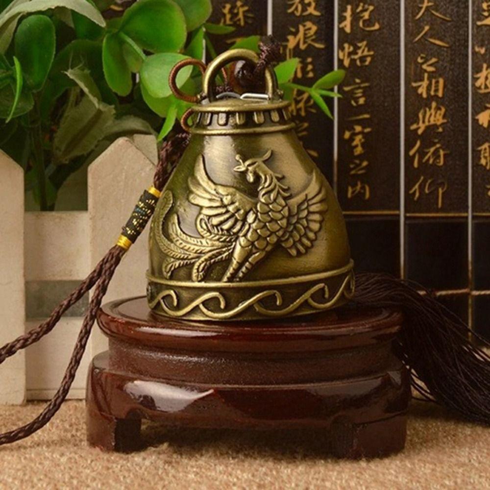 Attract Wealth Metal Crafts For Luck Buddhism Copper Bell Antique Bell Feng Shui Pendant Wind Chime Double Fish Bell
Attract Wealth Metal Crafts For Luck Buddhism Copper Bell Antique Bell Feng Shui Pendant Wind Chime Double Fish Bell