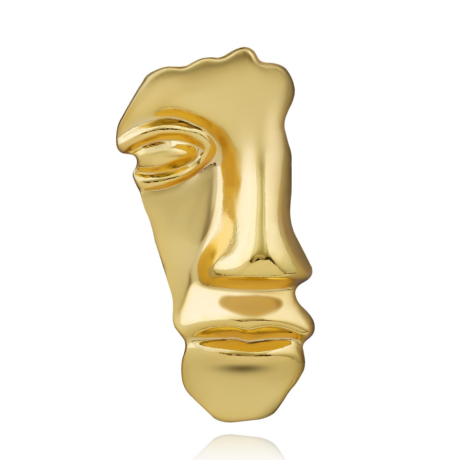 Европейская и американская брошь-маска на пол-лица: Модный значок в золотистом цвете
Европейская и американская брошь-маска на пол-лица: Модный значок в золотистом цвете