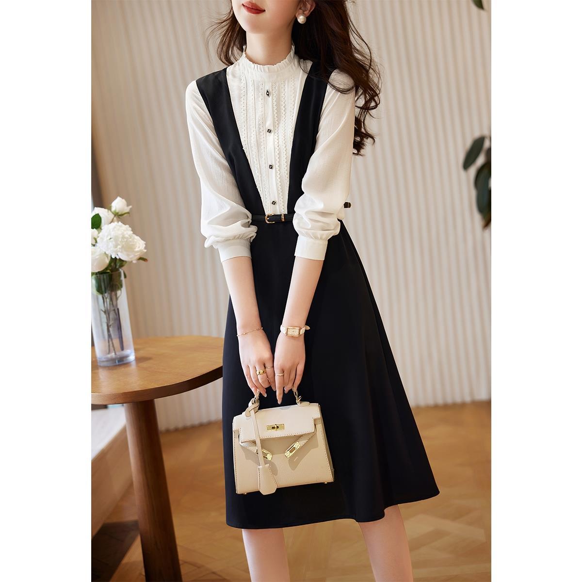 Весна Осень Контрастный цвет Модное Платье Миди с Длинным Рукавом Женское Уличный Стиль Стройное Элегантное Лоскутное Обманка Два Предмета Vestidos 4XL чёрный
Весна Осень Контрастный цвет Модное Платье Миди с Длинным Рукавом Женское Уличный Стиль Стройное Элегантное Лоскутное Обманка Два Предмета Vestidos 4XL чёрный