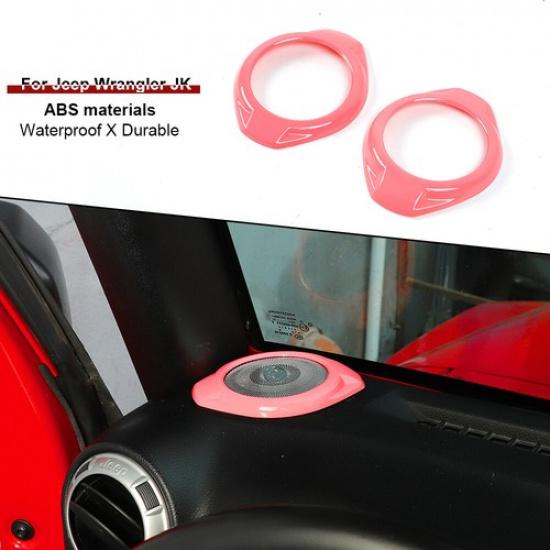 Pink A-Pillar Horn Dashboard Speaker Cover Trim For Jeep Wrangler JK JKU 2015-18
Pink A-Pillar Horn Dashboard Speaker Cover Trim For Jeep Wrangler JK JKU 2015-18