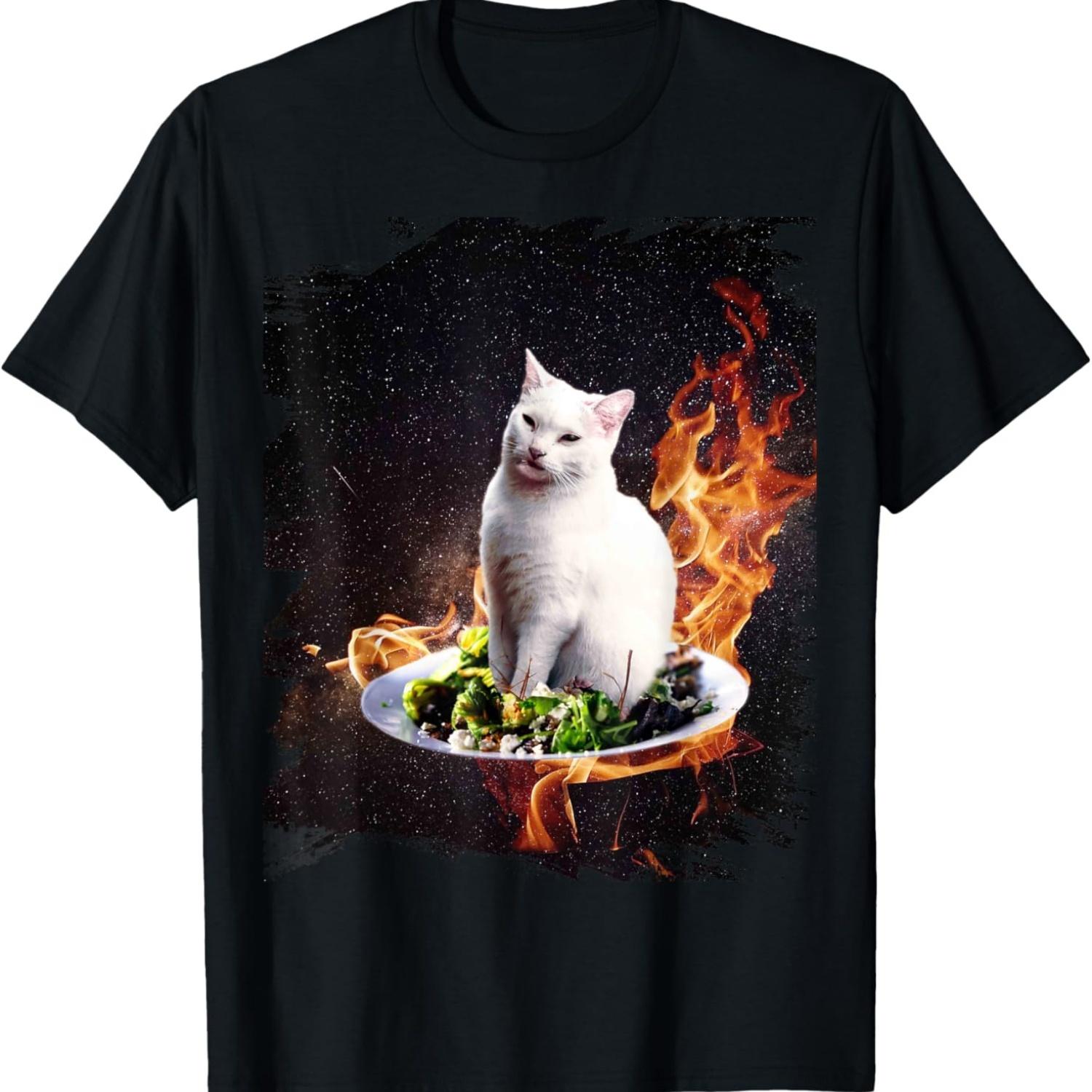 Confused Space Cat - Woman who loves Cat Meme T-Shirt S чёрный
Confused Space Cat - Woman who loves Cat Meme T-Shirt S чёрный