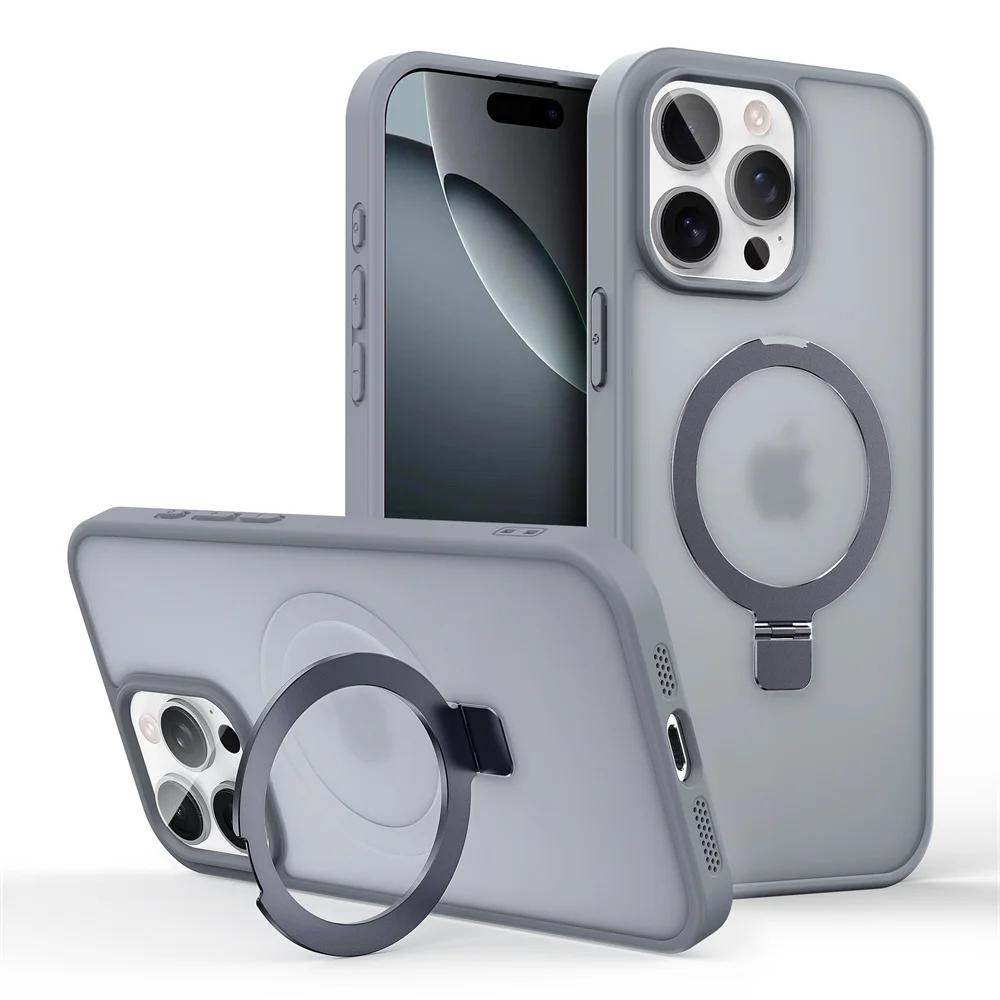 Ударостійкий Магнітний Підставка-Ніжка Матовий Чохол Для iPhone 16 15 14 Plus 13 12 11 Pro Max Чохол З Тримачем Підставкою Обкладинка для Magsafe сірий колір
Ударостійкий Магнітний Підставка-Ніжка Матовий Чохол Для iPhone 16 15 14 Plus 13 12 11 Pro Max Чохол З Тримачем Підставкою Обкладинка для Magsafe сірий колір