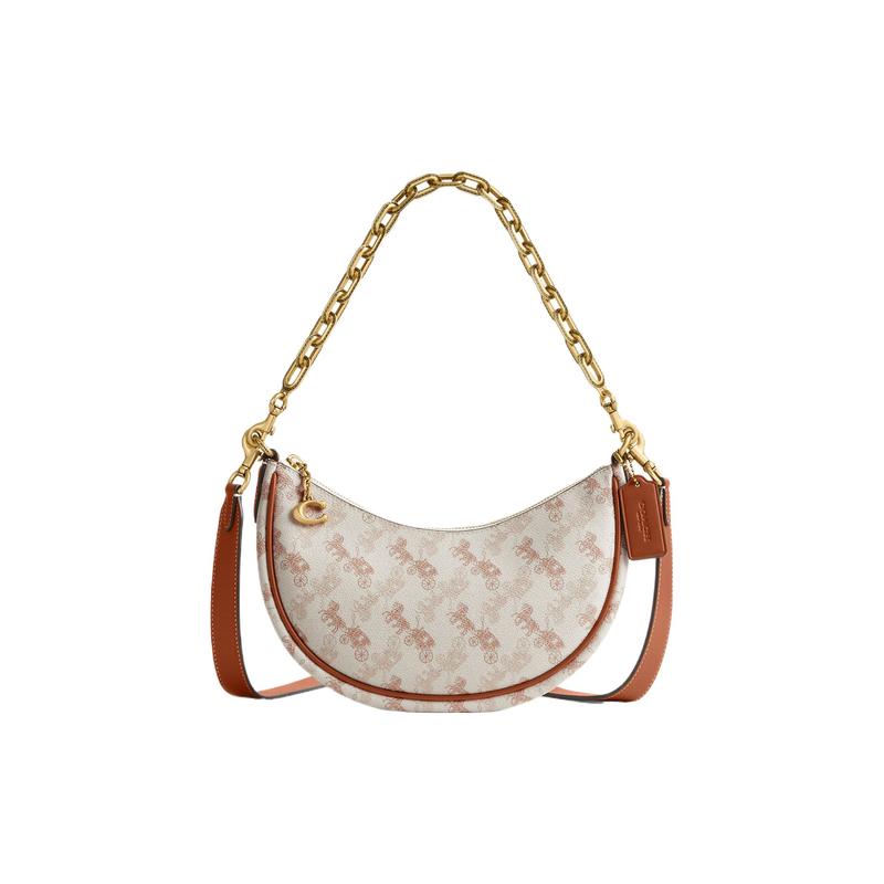 COACH Mira 23 Carriage Print Coated Canvas and Calfskin Crossbody Shoulder Bag Medium Women s Chalk Polished Amber рожевий
COACH Mira 23 Carriage Print Coated Canvas and Calfskin Crossbody Shoulder Bag Medium Women s Chalk Polished Amber рожевий