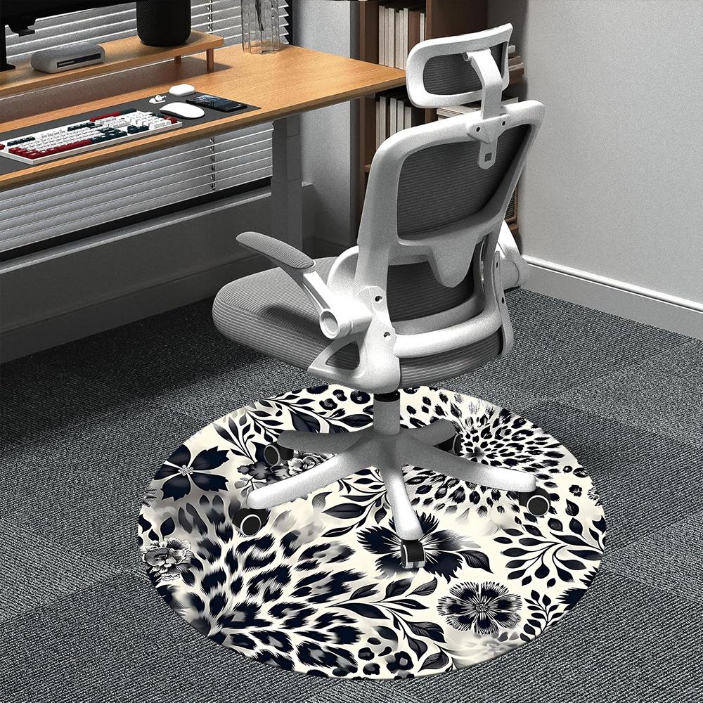 1pc Floral Leopard Office Round Area Rug, Indoor Mat Suitable ForOffice, Under Office Chairs Bedroom Living Room Home Decor, Room Deco 008 80cm by 80cm
1pc Floral Leopard Office Round Area Rug, Indoor Mat Suitable ForOffice, Under Office Chairs Bedroom Living Room Home Decor, Room Deco 008 80cm by 80cm