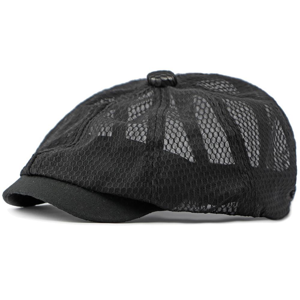 HT4364 Spring Summer Breathable Mesh Flat Cap Men Women Octagonal Cap Artist Painter Beret Hat Male Female Solid Plain Beret Cap 55-59cm Adjustable чорний
HT4364 Spring Summer Breathable Mesh Flat Cap Men Women Octagonal Cap Artist Painter Beret Hat Male Female Solid Plain Beret Cap 55-59cm Adjustable чорний