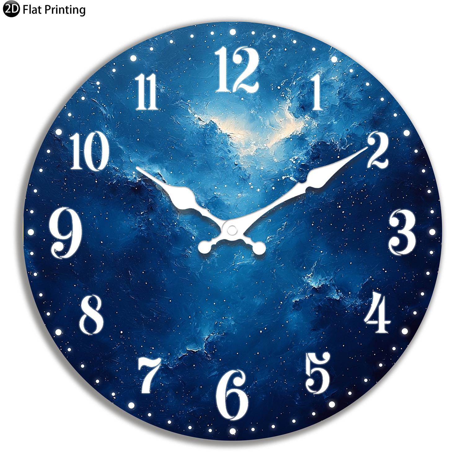 Wooden Silent Wall Clock Abstract cosmic nebula Quartz Analog Clock for Bedroom Bathroom Halloween New Year Gift (WHITE,10 inch) білий
Wooden Silent Wall Clock Abstract cosmic nebula Quartz Analog Clock for Bedroom Bathroom Halloween New Year Gift (WHITE,10 inch) білий