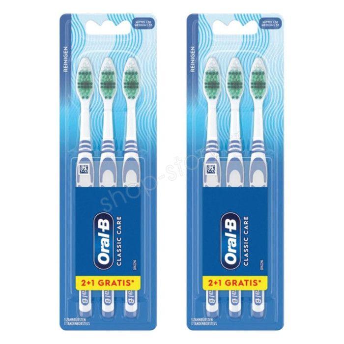 Brosses à Dents - Oral-B - Classic Care - Pack de 6 - Poils Medium - Couleurs Aléatoires
Brosses à Dents - Oral-B - Classic Care - Pack de 6 - Poils Medium - Couleurs Aléatoires