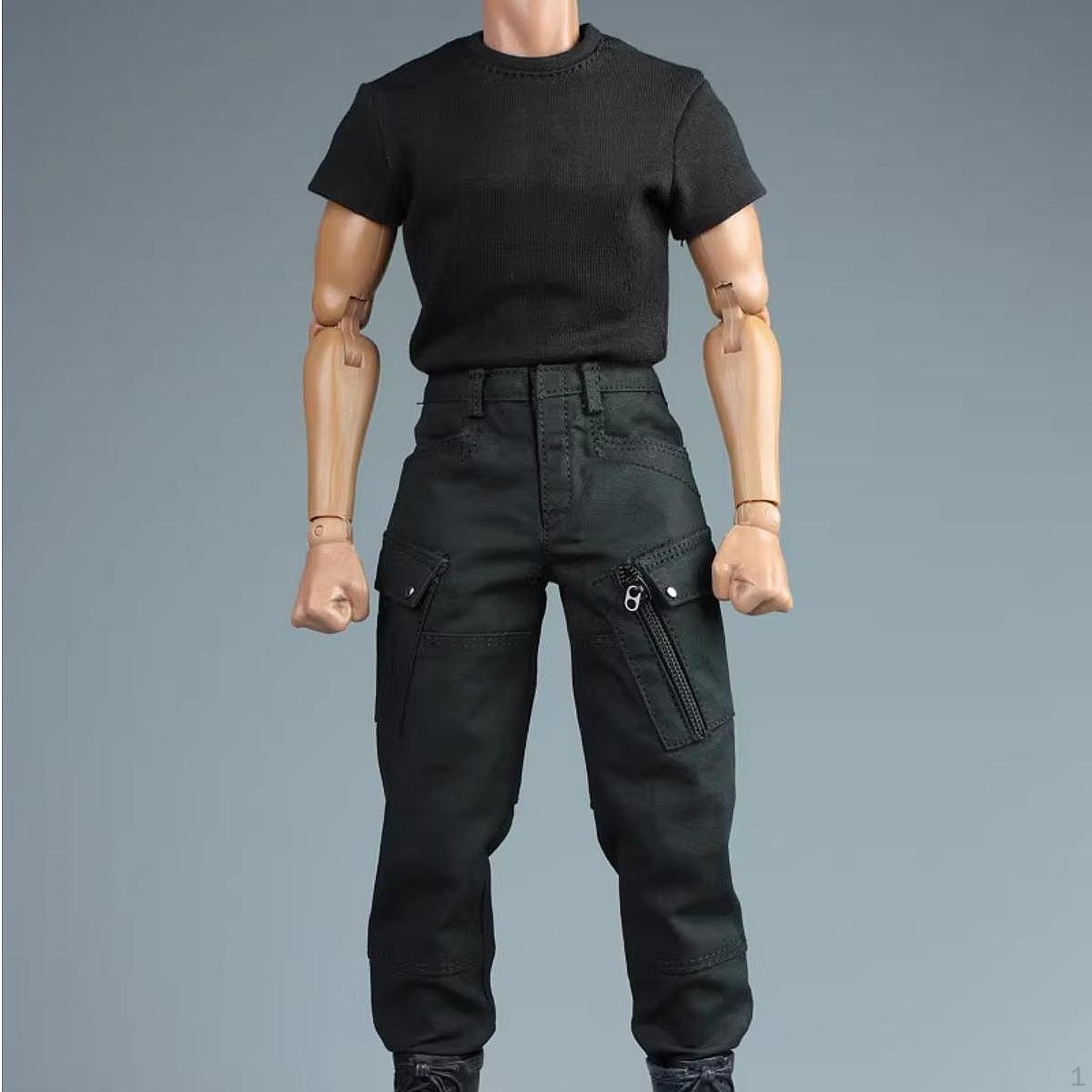1/6 Action Figure Clothes Men Miniature Clothing T-shirt Pants Doll Costume Accessories for 12 inch чорний
1/6 Action Figure Clothes Men Miniature Clothing T-shirt Pants Doll Costume Accessories for 12 inch чорний