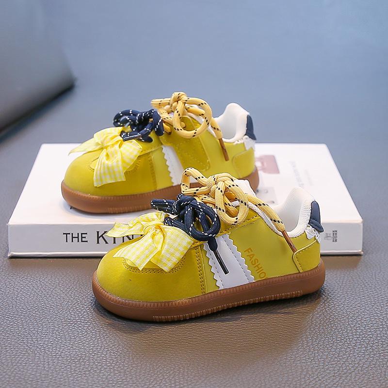 2025 Spring/Autumn Girls Sweet Bow Casual Sneakers Size 22: 14cm жовтий
2025 Spring/Autumn Girls Sweet Bow Casual Sneakers Size 22: 14cm жовтий