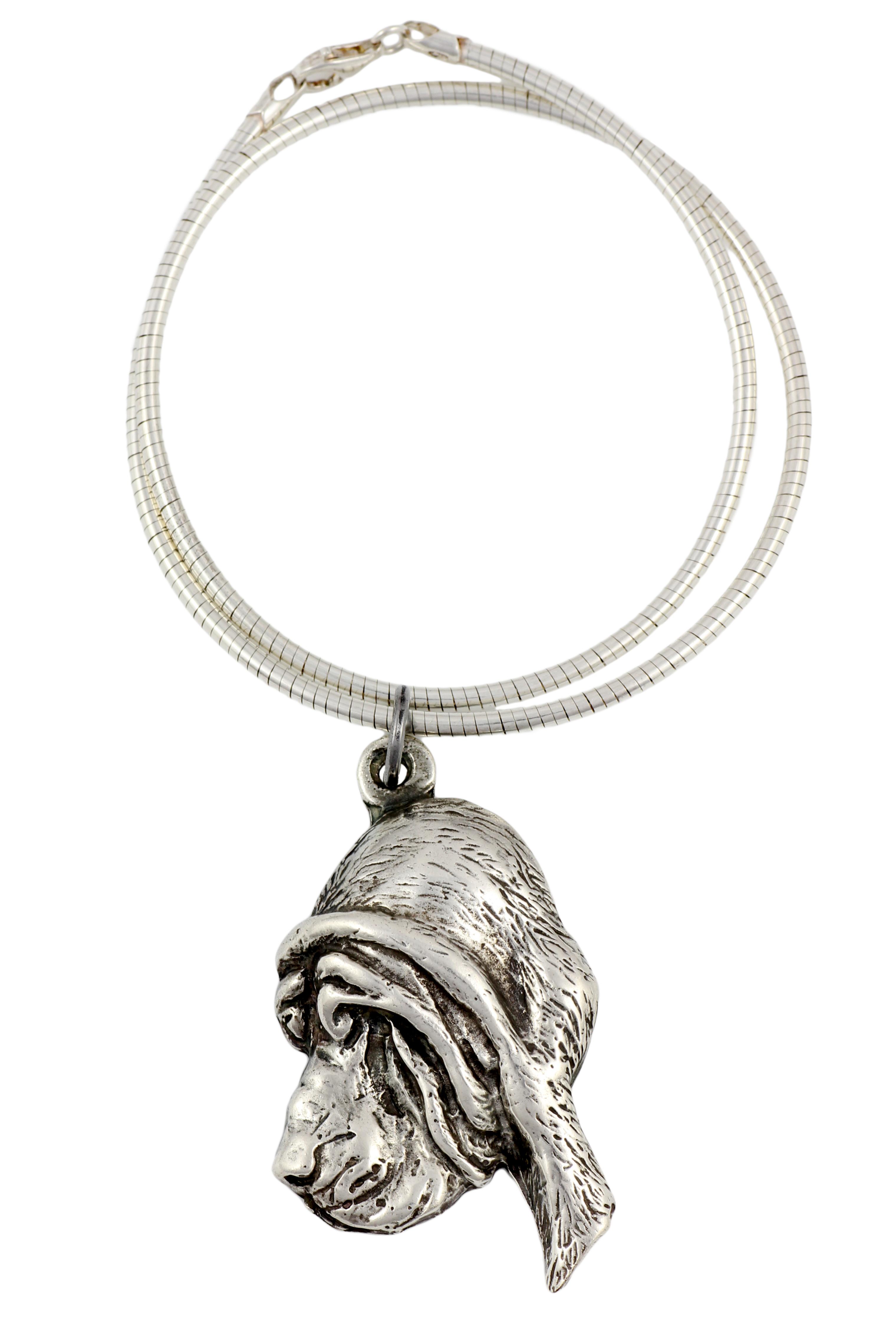 Bloodhound, St. Hubert Hound, Sleuth-hound - Dog necklace, unique jewellery for the dog fan, unique adder pendant by Art-Dog brand срібний
Bloodhound, St. Hubert Hound, Sleuth-hound - Dog necklace, unique jewellery for the dog fan, unique adder pendant by Art-Dog brand срібний