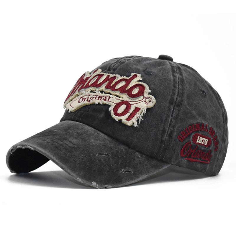 Denim Washed Baseball Cap Summer Oakland Orlando Letter Embroidered Sun Hat Adjustable
Denim Washed Baseball Cap Summer Oakland Orlando Letter Embroidered Sun Hat Adjustable