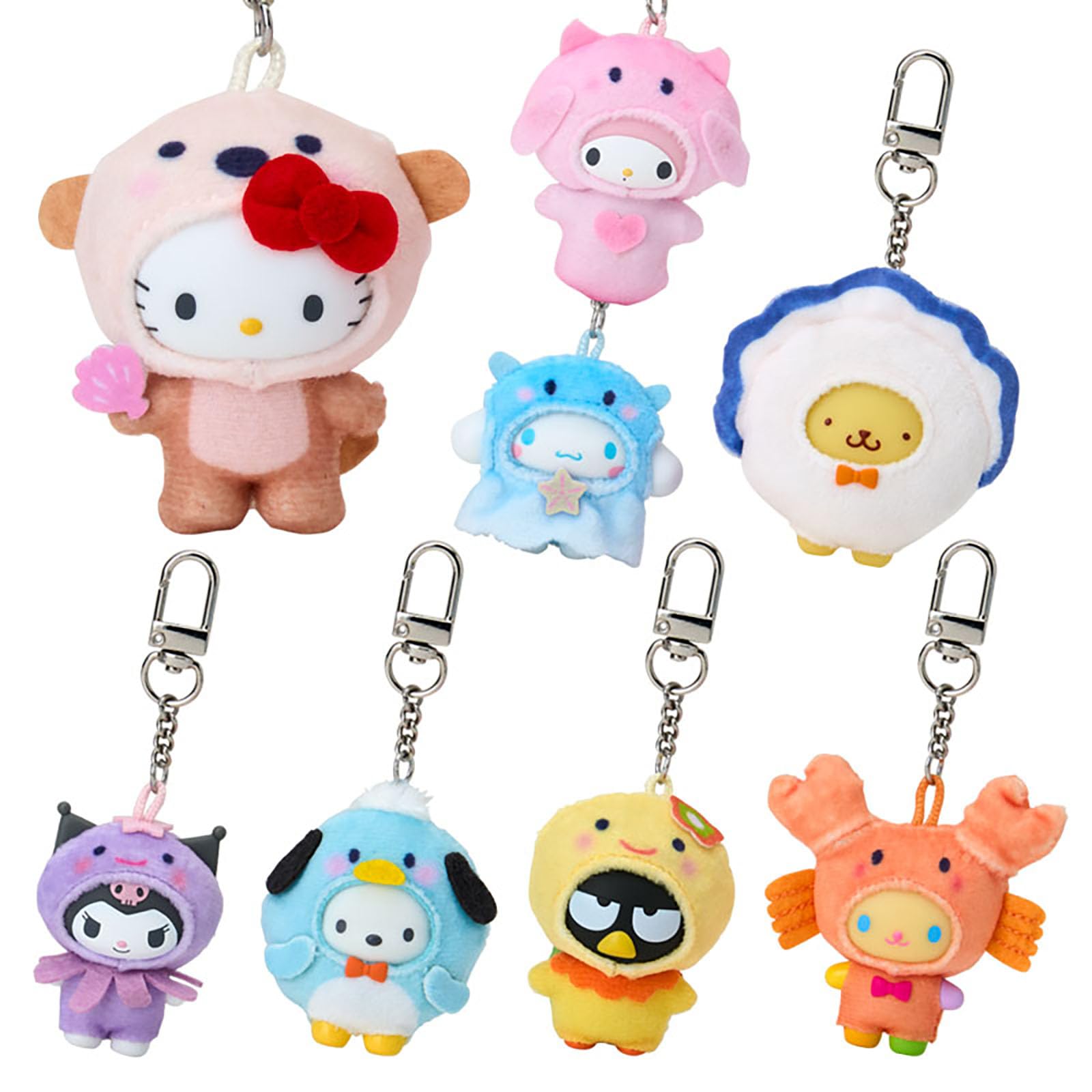 Sanrio Секретный брелок Серия Водные существа 2-я Персонажи Sanrio Сталь Рекомендовано для возраста 3 лет и старше 425044 (Издание Chibitomo) ПВХ, Полиэстер, розовый
Sanrio Секретный брелок Серия Водные существа 2-я Персонажи Sanrio Сталь Рекомендовано для возраста 3 лет и старше 425044 (Издание Chibitomo) ПВХ, Полиэстер, розовый