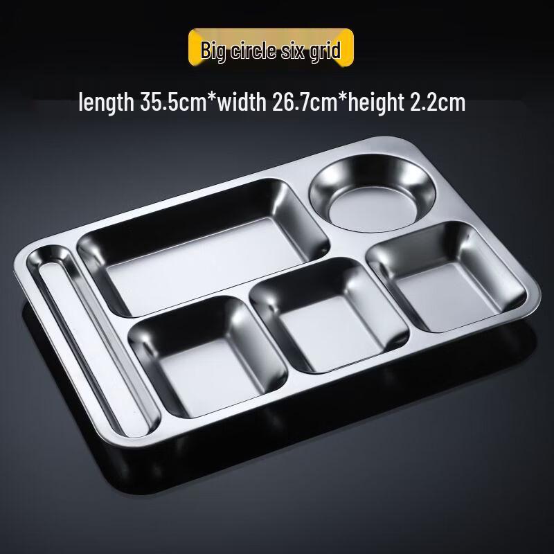 Stainless Steel Divided Meal Trays (10-Pack)
Stainless Steel Divided Meal Trays (10-Pack)