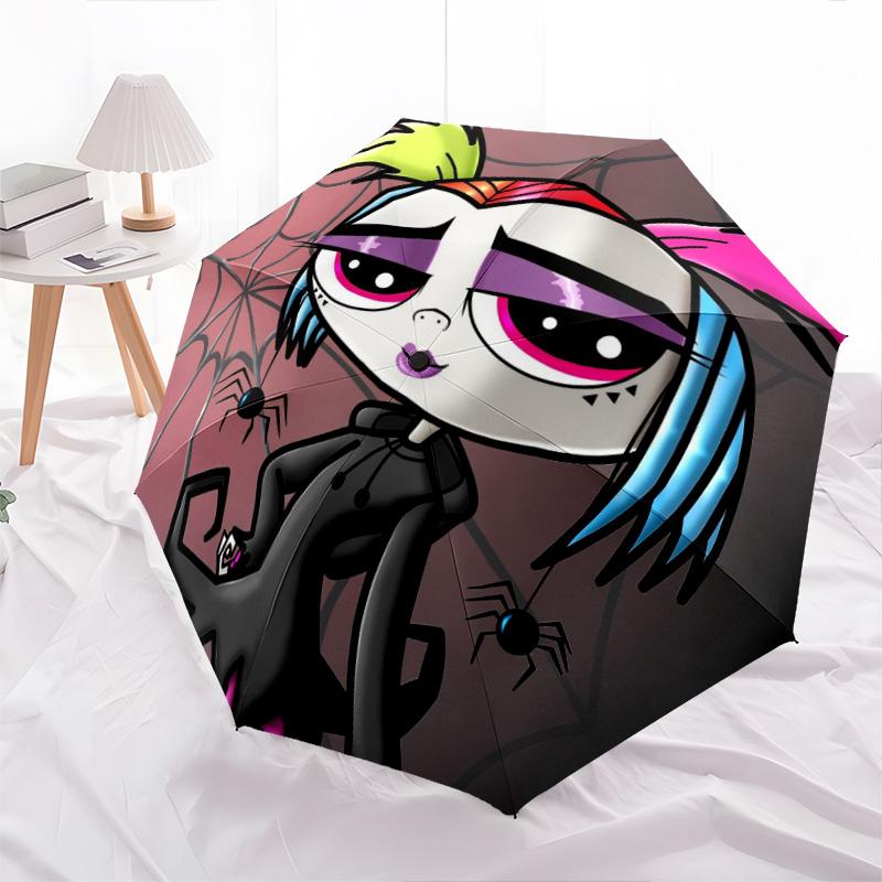 Bug Girl pattern, automatic folding umbrella, portable and foldable design, 8 ribs, a Christmas or birthday gift.
Bug Girl pattern, automatic folding umbrella, portable and foldable design, 8 ribs, a Christmas or birthday gift.