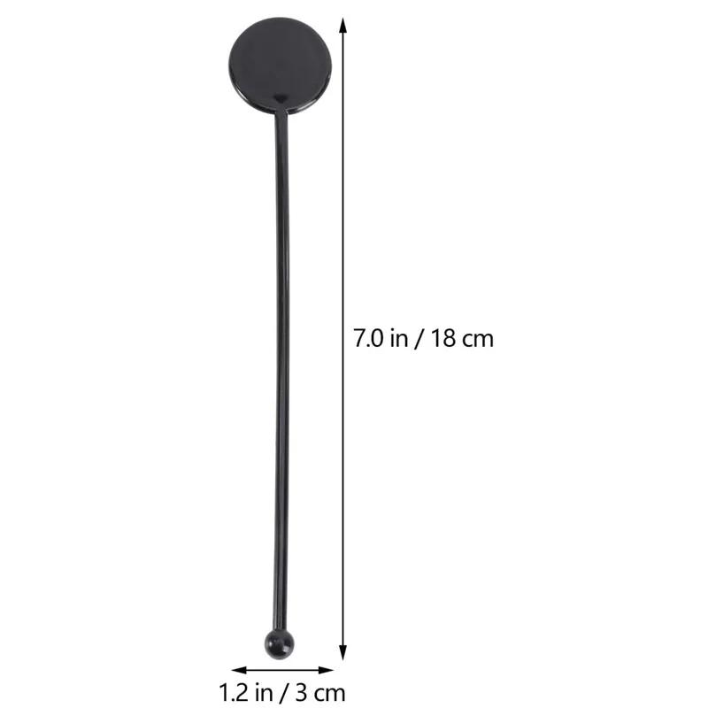 Plastic Cocktail Stirring Stick Drink Muddler Beverage Stirrer Swizzle Sticks Bar Cocktail Drinks Mixing Rod (Black)
Plastic Cocktail Stirring Stick Drink Muddler Beverage Stirrer Swizzle Sticks Bar Cocktail Drinks Mixing Rod (Black)