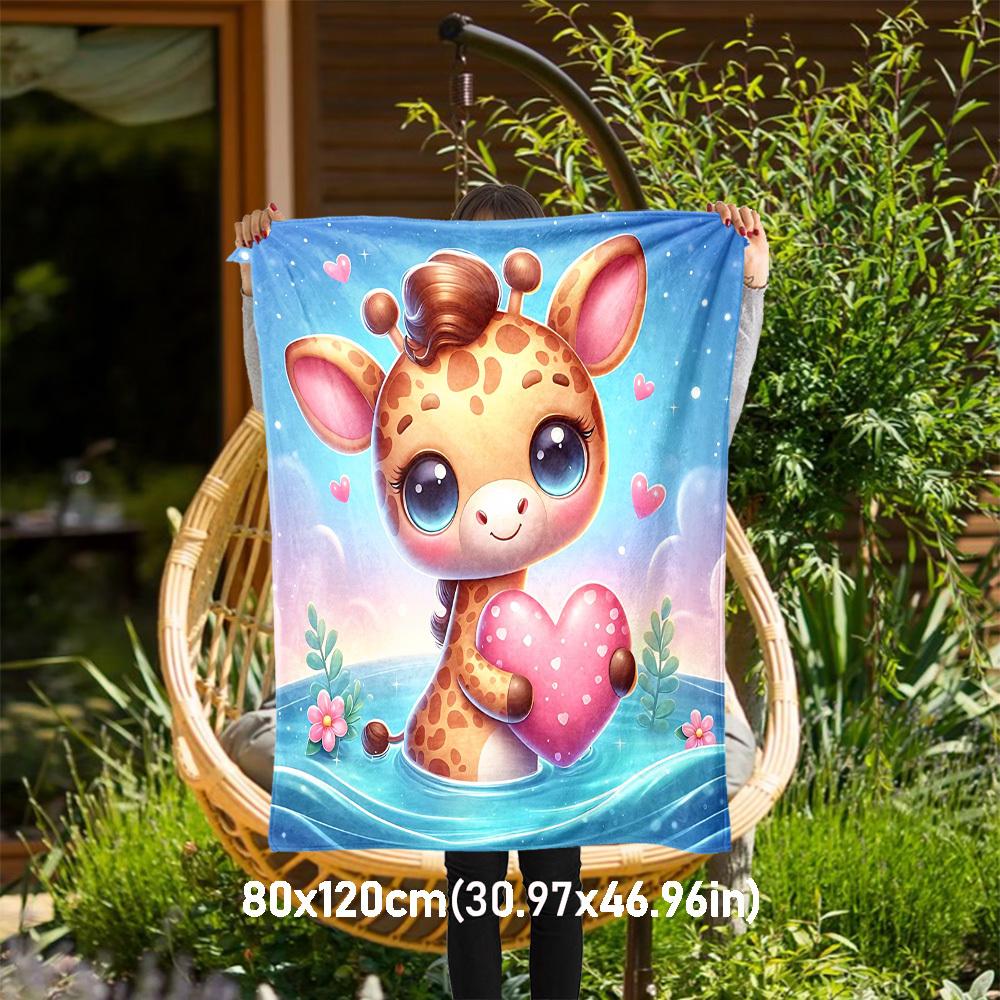 1pc Giraffe Heart Outdoor Flannel Blanket Soft Warm All-Season Throw for Sofa Bed Car Camping Office, Cozy Gift Idea1245S 80x120cm(31x47inch)
1pc Giraffe Heart Outdoor Flannel Blanket Soft Warm All-Season Throw for Sofa Bed Car Camping Office, Cozy Gift Idea1245S 80x120cm(31x47inch)