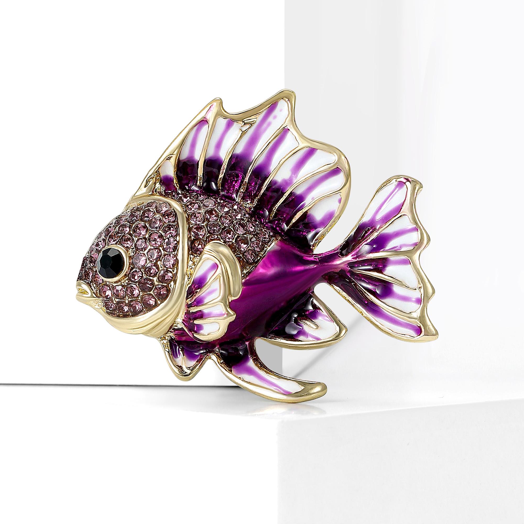 Classic Enamel Fish Brooches for Women Rhinestone Marine Animal Pins Friend Event Party New Gifts Jewelry Decoration Accessories
Classic Enamel Fish Brooches for Women Rhinestone Marine Animal Pins Friend Event Party New Gifts Jewelry Decoration Accessories