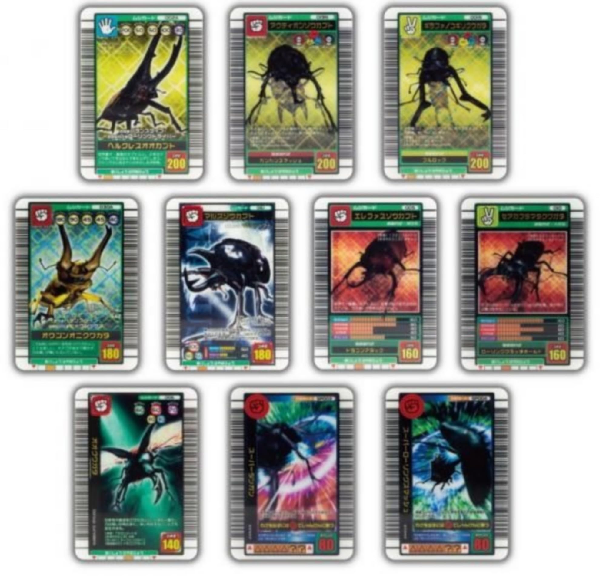 Studio Sorta Beetle King Mushiking Miniature Card Acrylic 3 x 10 Types Set Full Set Gacha Capsule Toy
Studio Sorta Beetle King Mushiking Miniature Card Acrylic 3 x 10 Types Set Full Set Gacha Capsule Toy