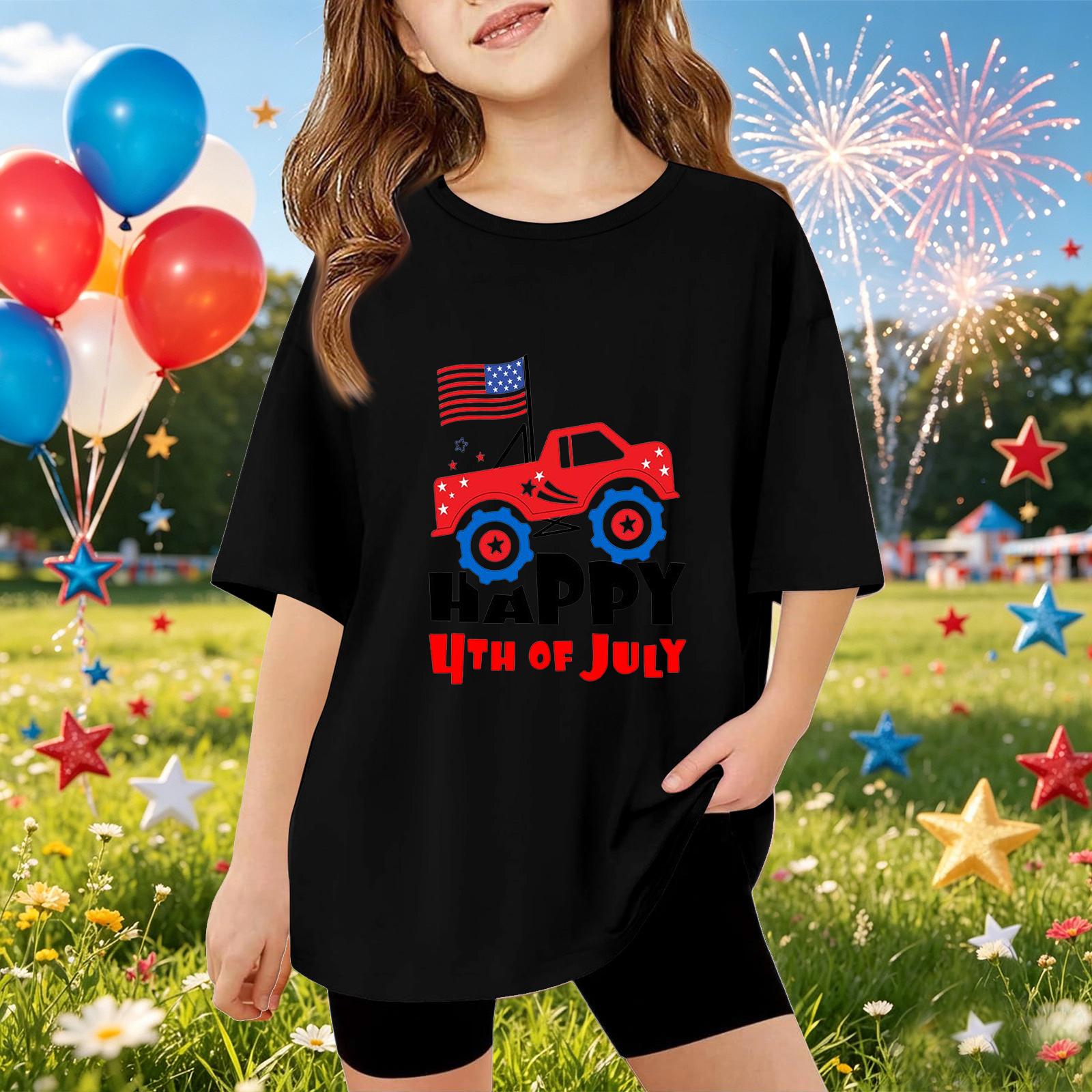 Kids Short Sleeve T Shirt Independence Day Graphic Top 4th of July Printed Tee Casual Fit Comfortable Summer Wear for Boys Girls 100 чёрный
Kids Short Sleeve T Shirt Independence Day Graphic Top 4th of July Printed Tee Casual Fit Comfortable Summer Wear for Boys Girls 100 чёрный