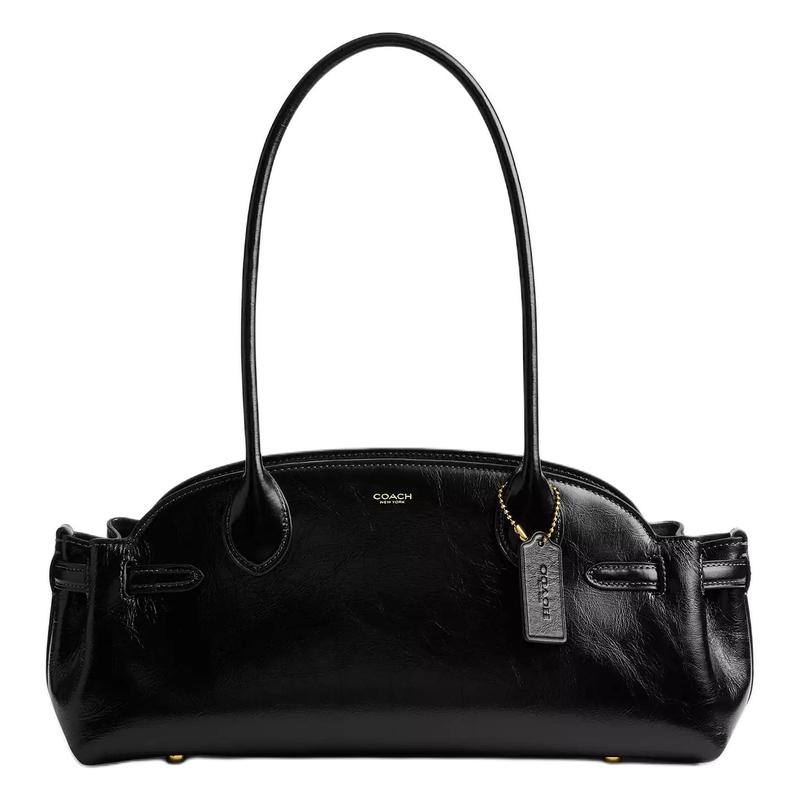 COACH Empire Carryall 34 Metal Logo Zip Closure Glazed Leather Shoulder Bag Large Women s Black чорний
COACH Empire Carryall 34 Metal Logo Zip Closure Glazed Leather Shoulder Bag Large Women s Black чорний