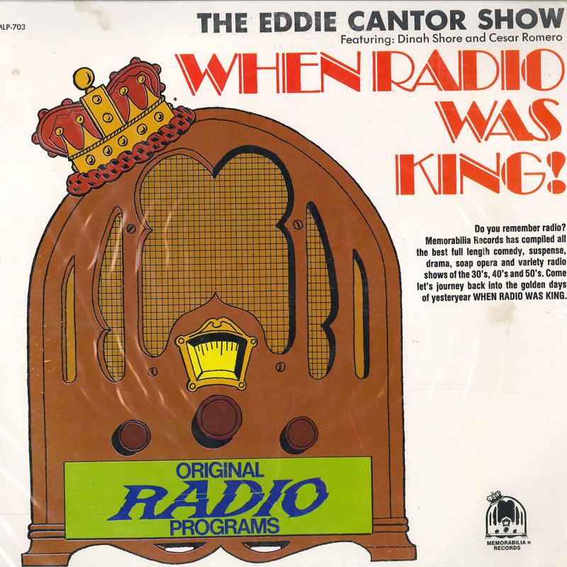 LP Record DINAH SHORE & CESAR ROMERO - Eddie Cantor Show when Radio Was K MLP702 MEMORABILIA 1974 US Comedy & Spoken Word Used
LP Record DINAH SHORE & CESAR ROMERO - Eddie Cantor Show when Radio Was K MLP702 MEMORABILIA 1974 US Comedy & Spoken Word Used
