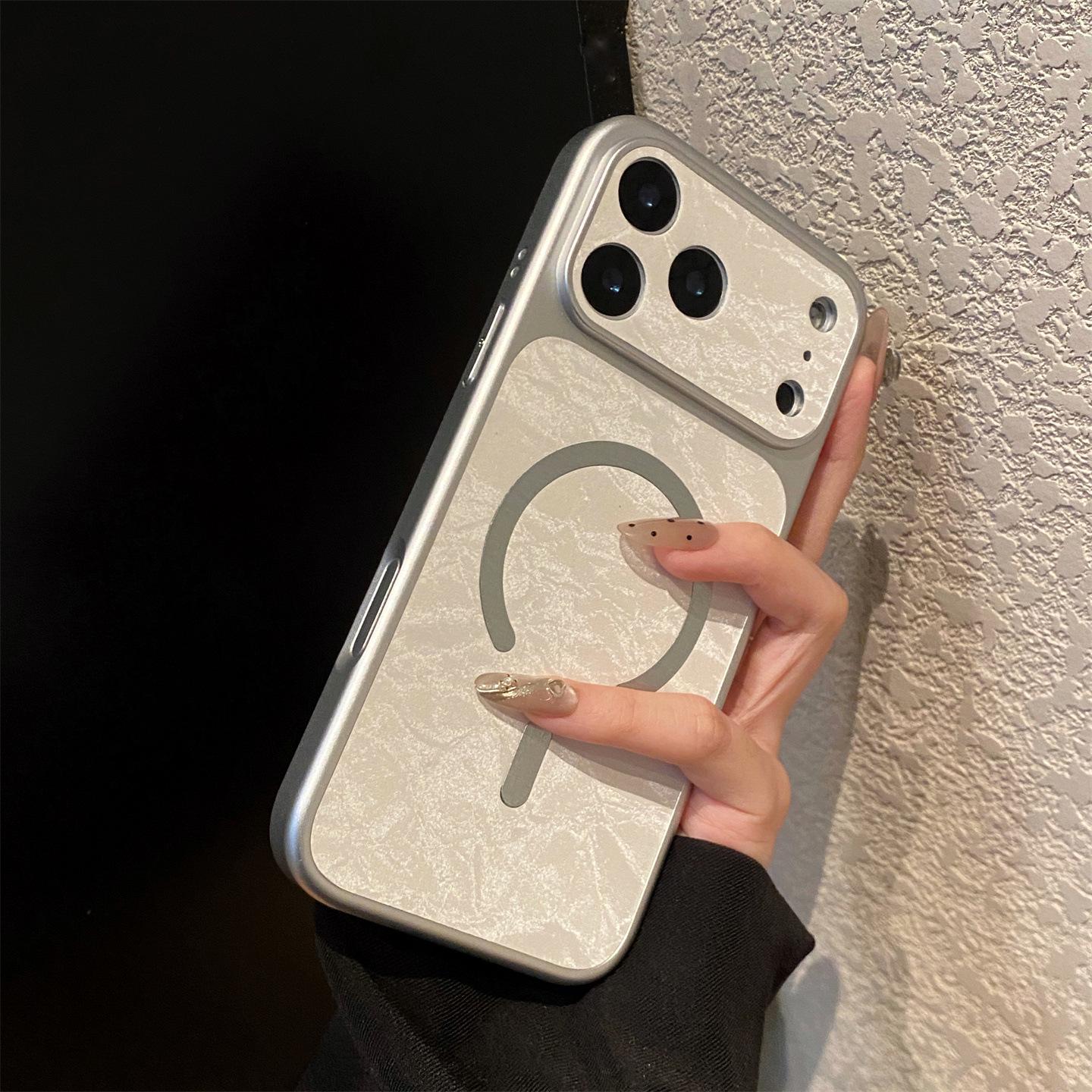 Velvet Matte Magnetic Snow Mountain Texture Phone Case for Apple 17 Pro Max/16 Pro/15/14/13 Pro. 14
Velvet Matte Magnetic Snow Mountain Texture Phone Case for Apple 17 Pro Max/16 Pro/15/14/13 Pro. 14