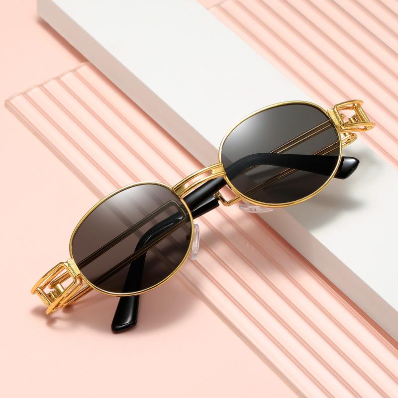 Punk Retro Sunglasses Men And Women Personality Metal Round Frame Elliptical Sunglasses Hipster Street Hip Hop Glasses
Punk Retro Sunglasses Men And Women Personality Metal Round Frame Elliptical Sunglasses Hipster Street Hip Hop Glasses