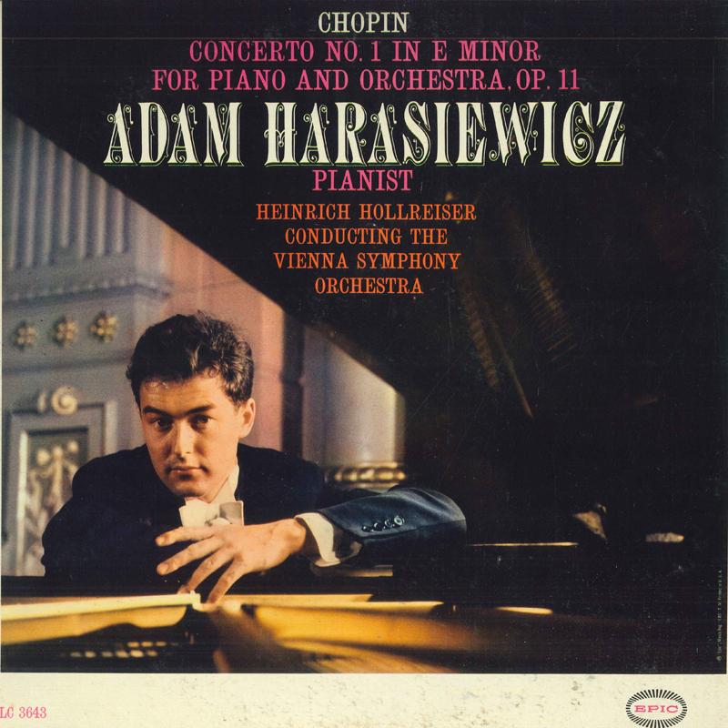 LP Record CHOPIN ADAM HARASIEWICZ HEINRICH Concerto No. 1 In E Minor For Piano LC3643 EPIC US Classical Used
LP Record CHOPIN ADAM HARASIEWICZ HEINRICH Concerto No. 1 In E Minor For Piano LC3643 EPIC US Classical Used