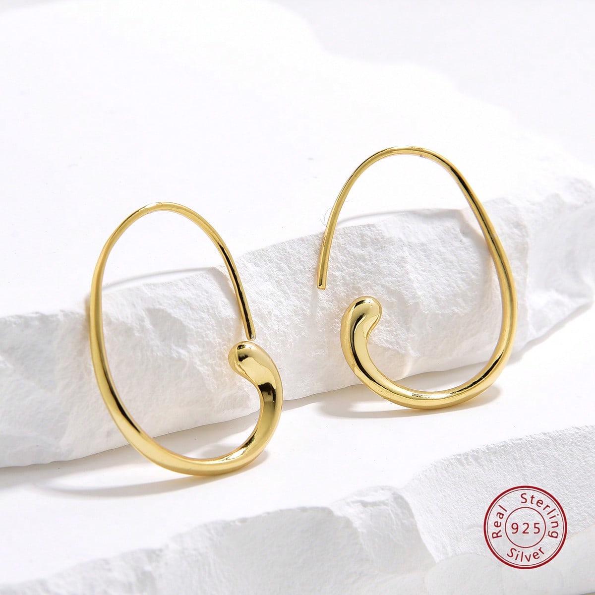 Exaggerated S925 Sterling Silver Ear Hoops with a Unique European-American Sweet Cool Style золотой
Exaggerated S925 Sterling Silver Ear Hoops with a Unique European-American Sweet Cool Style золотой