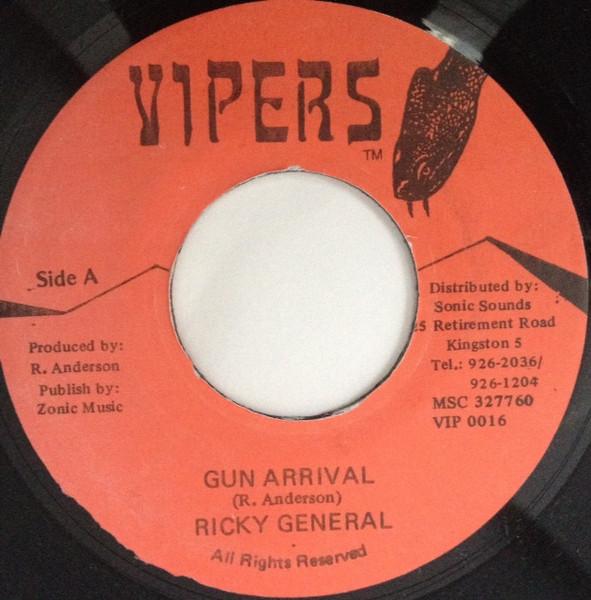 7inch Record RICKY GENERAL - Gun Arrival VIP0016 Vipers Jamaica Reggae, Ska & Dub Used
7inch Record RICKY GENERAL - Gun Arrival VIP0016 Vipers Jamaica Reggae, Ska & Dub Used