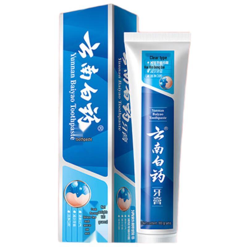 Yunnan Baiyao Fresh Morning Dew Toothpaste
Yunnan Baiyao Fresh Morning Dew Toothpaste