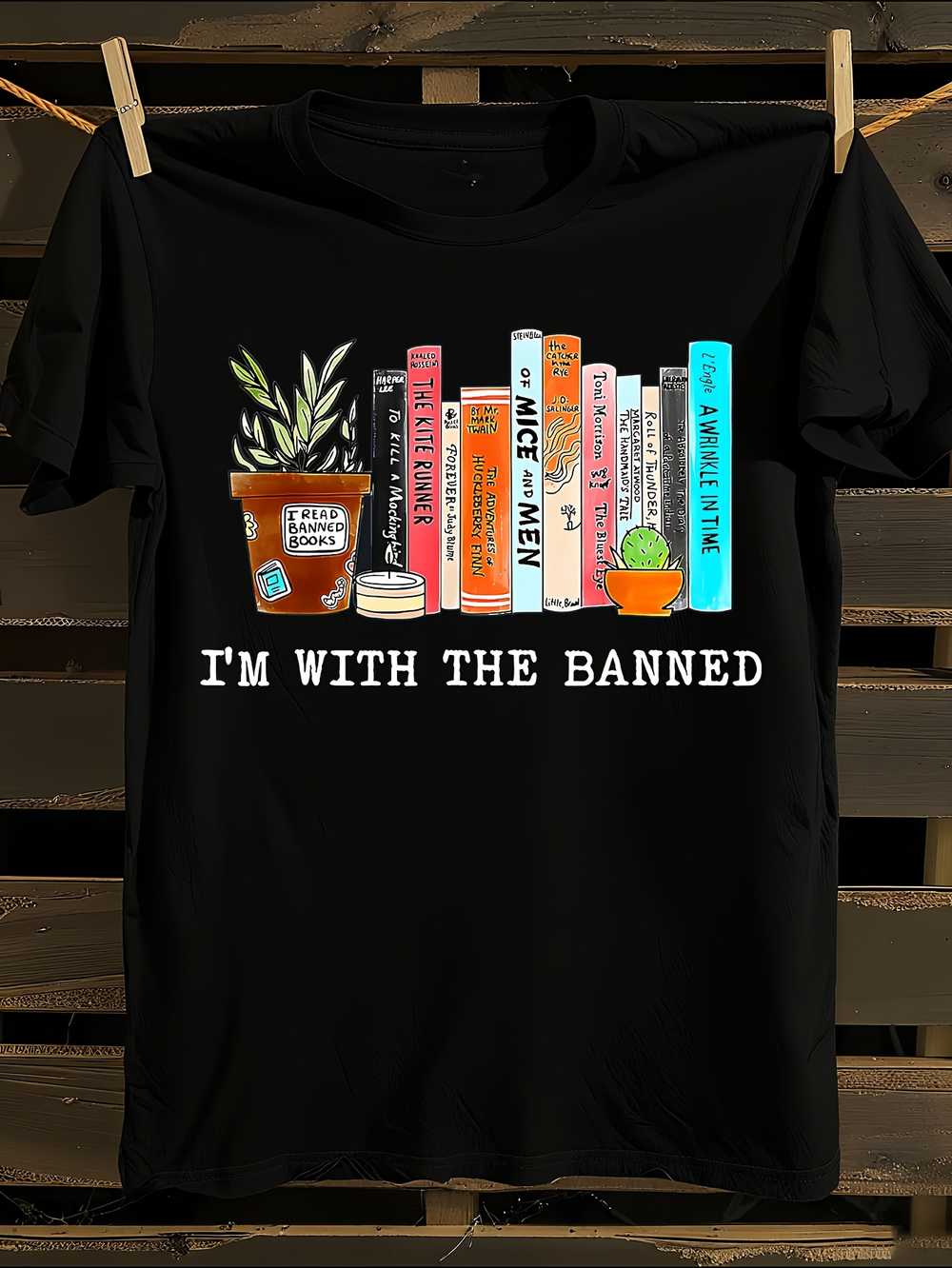 Literary Banned Book T-Shirt Mens Tshirt Womens Tshirts with Letters Print Short Sleeves T-Shirt Casual Street Tee Shirt Top M
Literary Banned Book T-Shirt Mens Tshirt Womens Tshirts with Letters Print Short Sleeves T-Shirt Casual Street Tee Shirt Top M