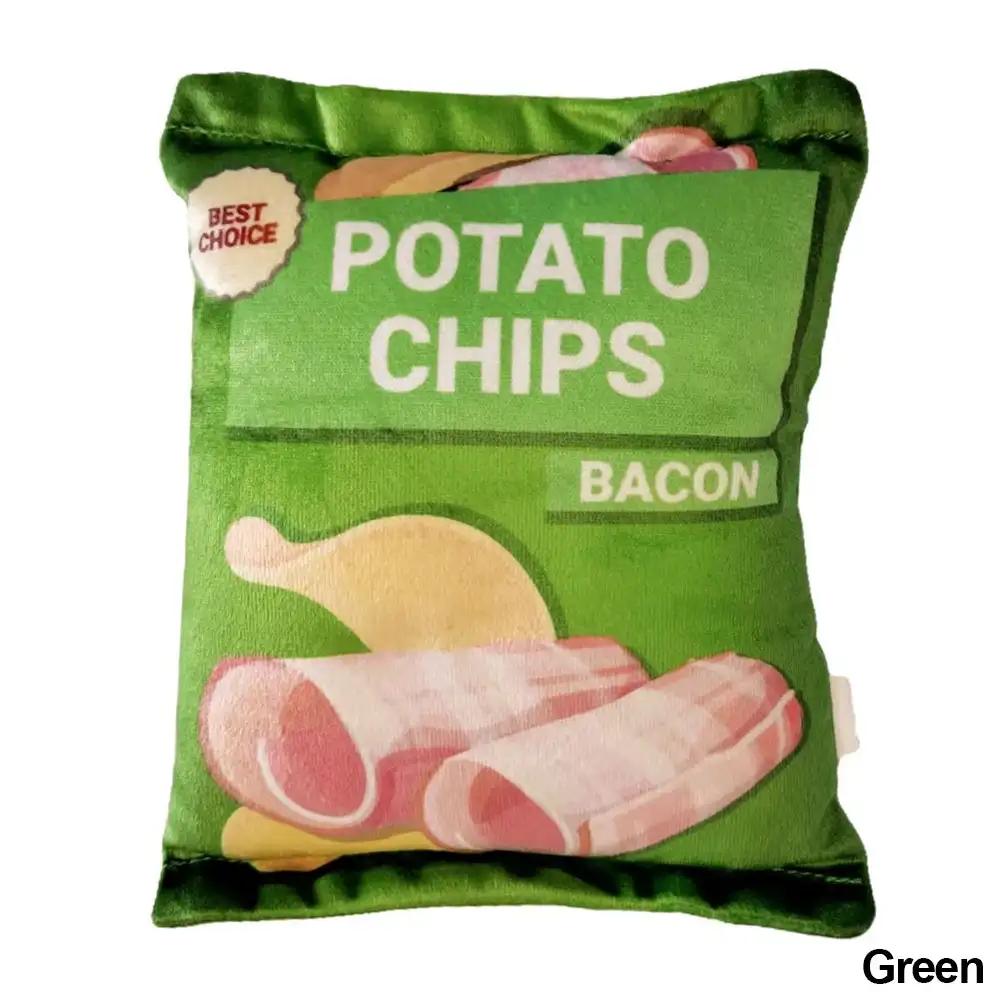 2026 Potato Chip Bag Funny Dog Toys Plush Squeaker Food Toy for Small Medium Dogs Interactive Squeaky Chew Puppy Toys зелёный
2026 Potato Chip Bag Funny Dog Toys Plush Squeaker Food Toy for Small Medium Dogs Interactive Squeaky Chew Puppy Toys зелёный